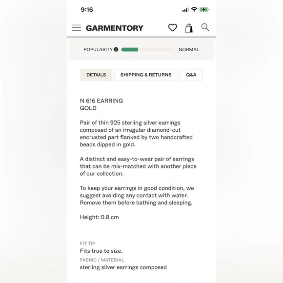 Marie Laure Chamorel N 616 Stud Earrings - Picture 8 of 9